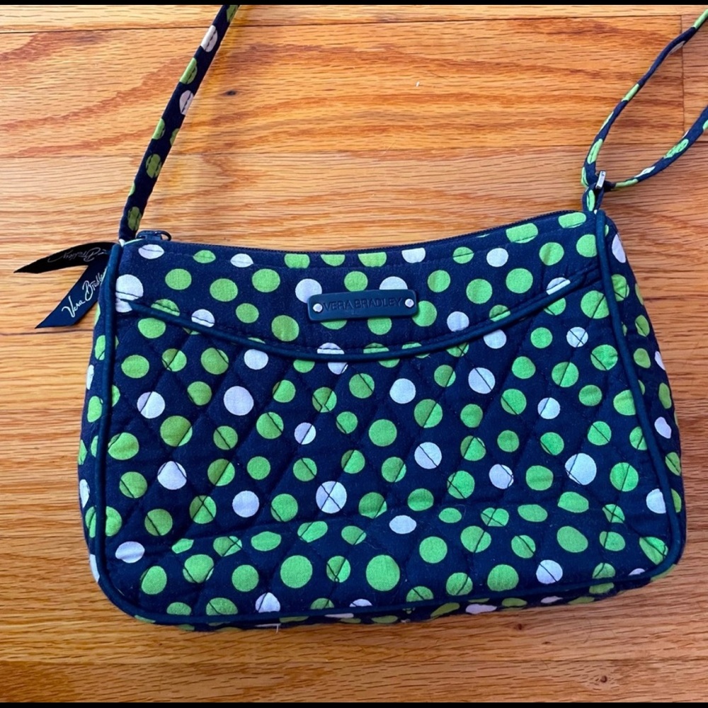 Vera Bradley Lucky Dots Little Crossbody Shoulder Bag